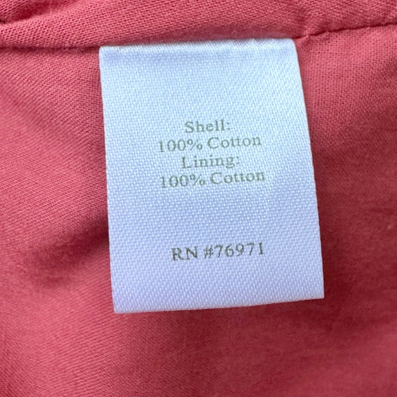 Garnet Hill Orange Floral Skirt Size 8 - Picture 6 of 6